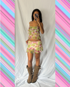 Vintage 00's Silk Floral Set