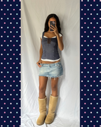 Vintage Milkmaid Double Layer Tee