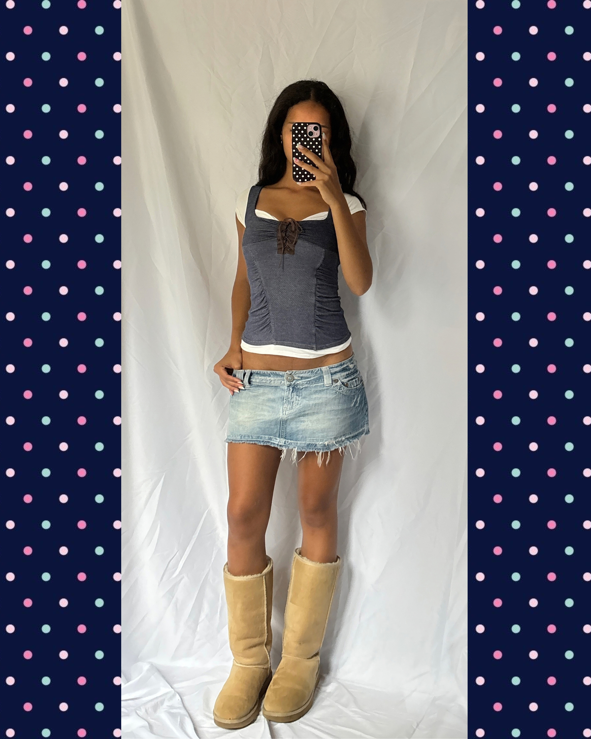 Vintage Milkmaid Double Layer Tee