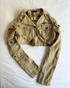 Vintage 2000's Cropped Cargo Bolero Jacket