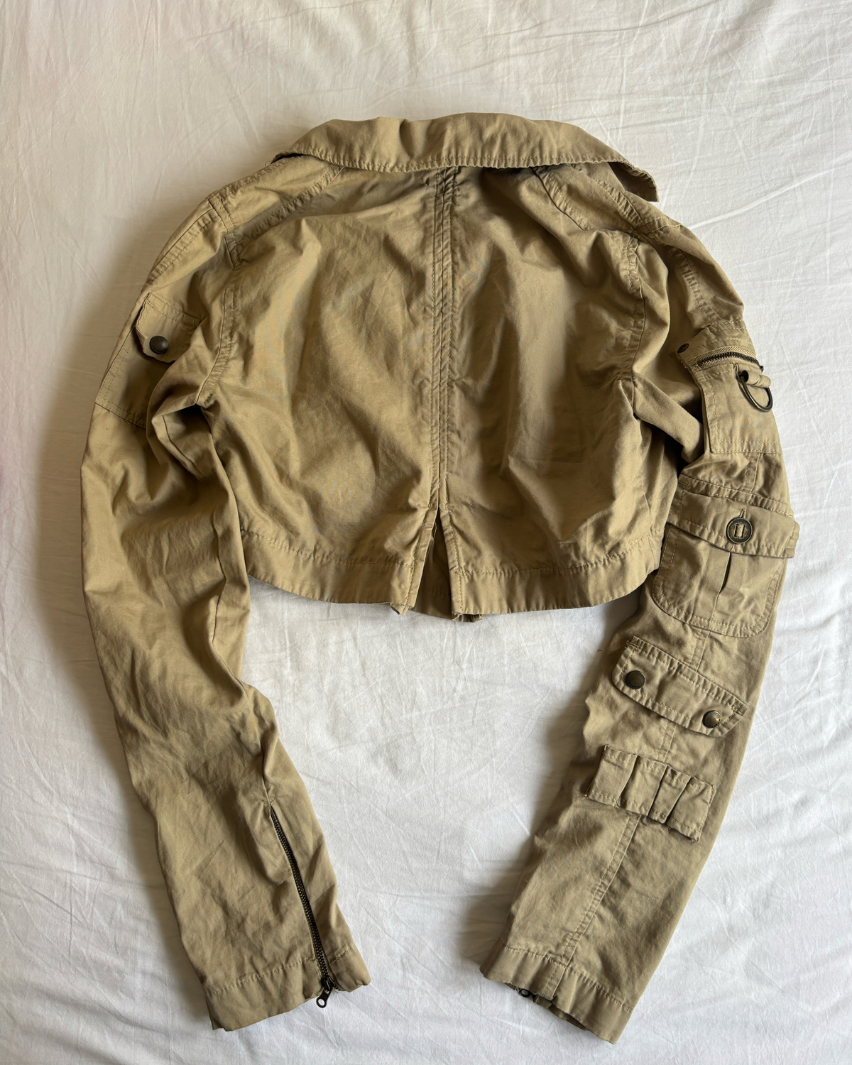 Vintage 2000's Cropped Cargo Bolero Jacket