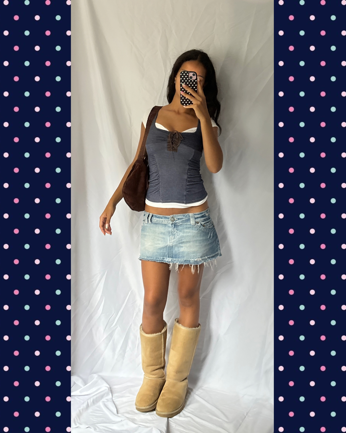 Vintage Milkmaid Double Layer Tee