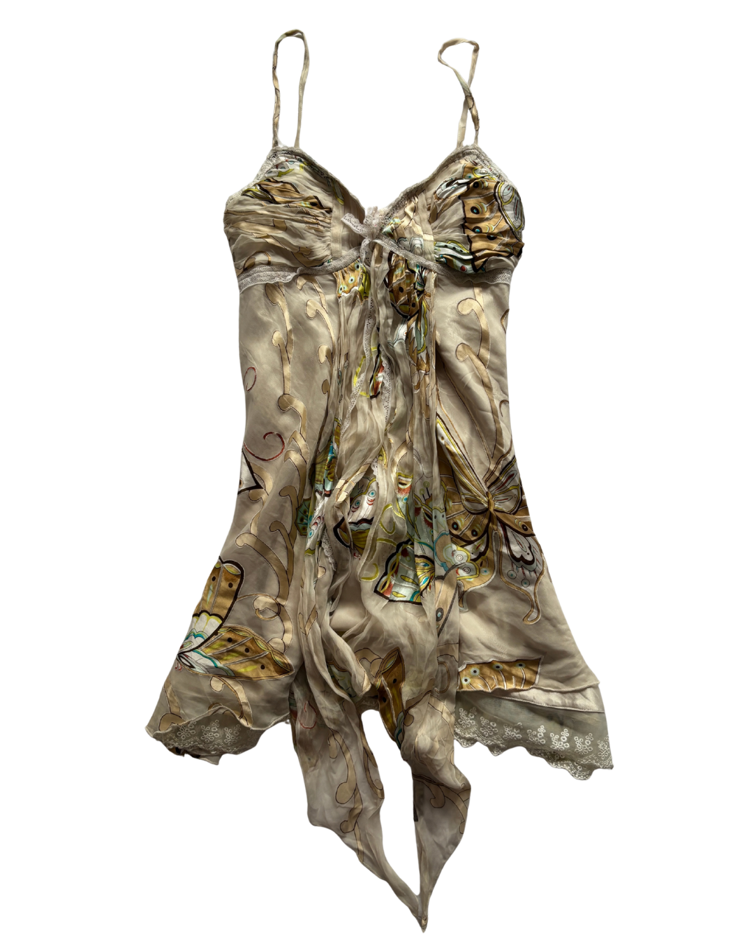 Vintage 2000's Butterfly Mini Dress