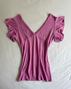 Vintage 2000's Sparkle V Neck Top