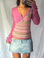 Vintage 90’s Striped Knit Sweater