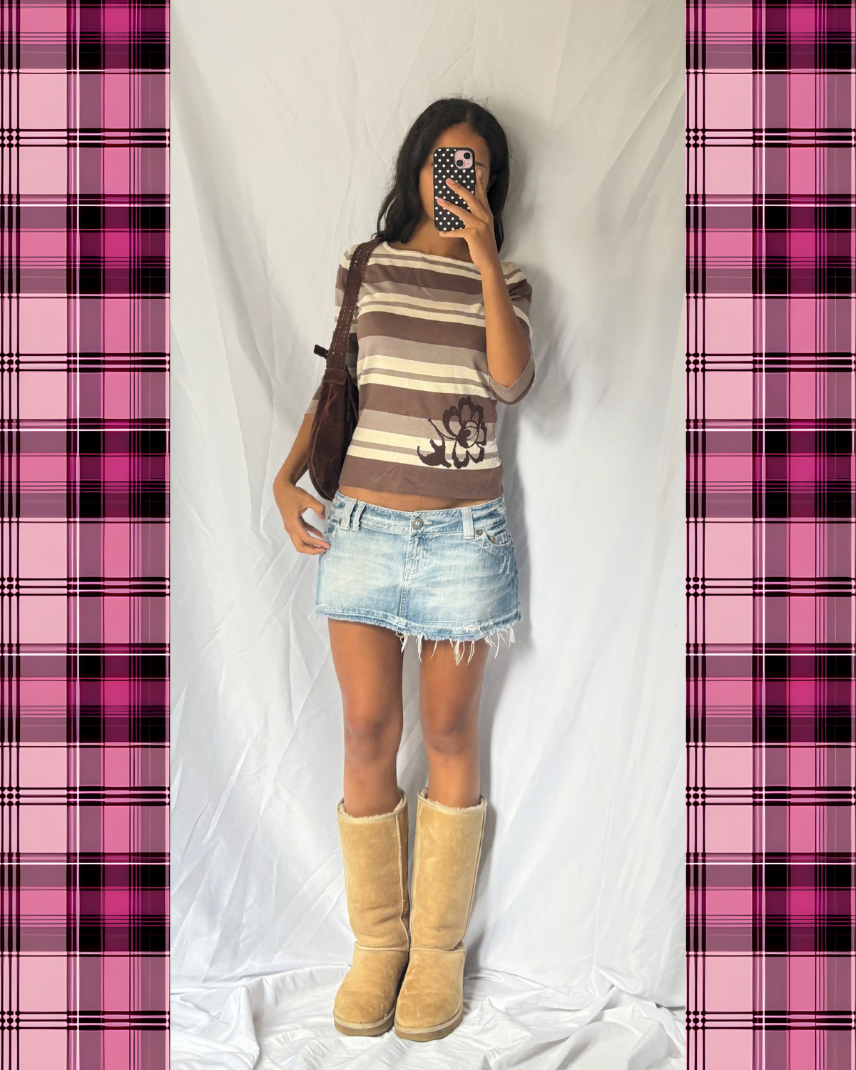 Vintage Stripe 3/4 Sleeve Top