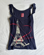 Vintage 00's Eiffel Tower Tank
