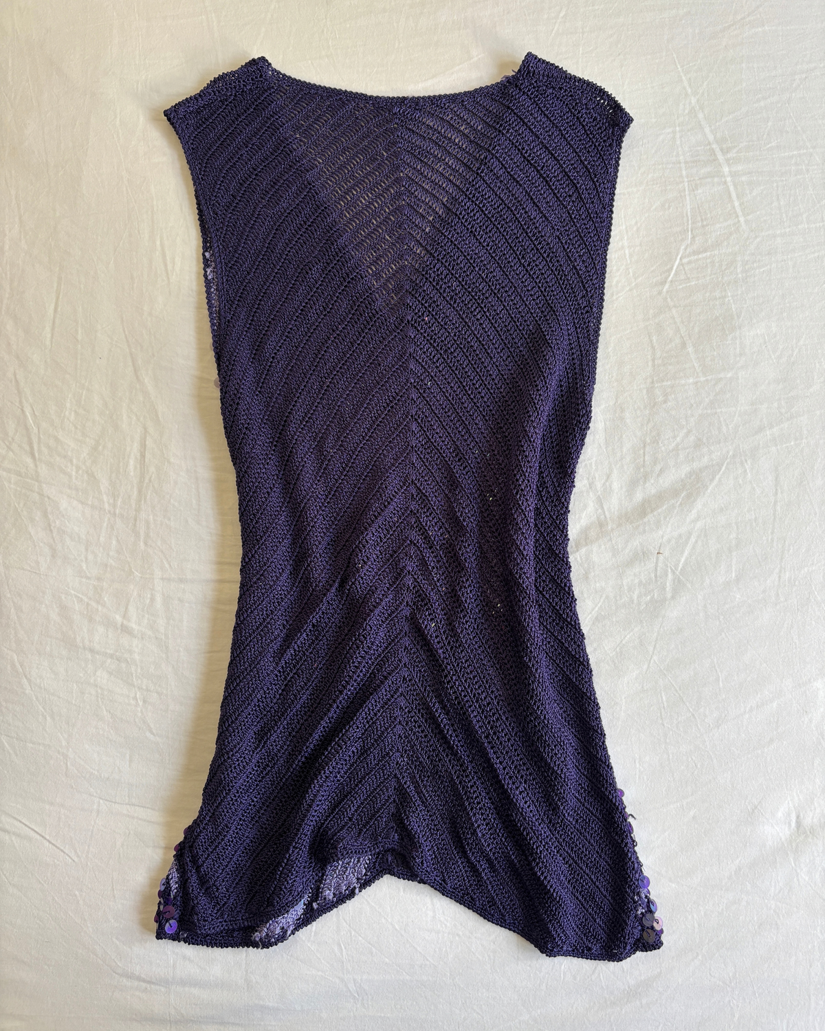 Vintage 00’s Stripey Sequin Top