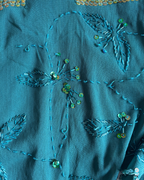 Vintage Seafoam Beaded Sequin Cami