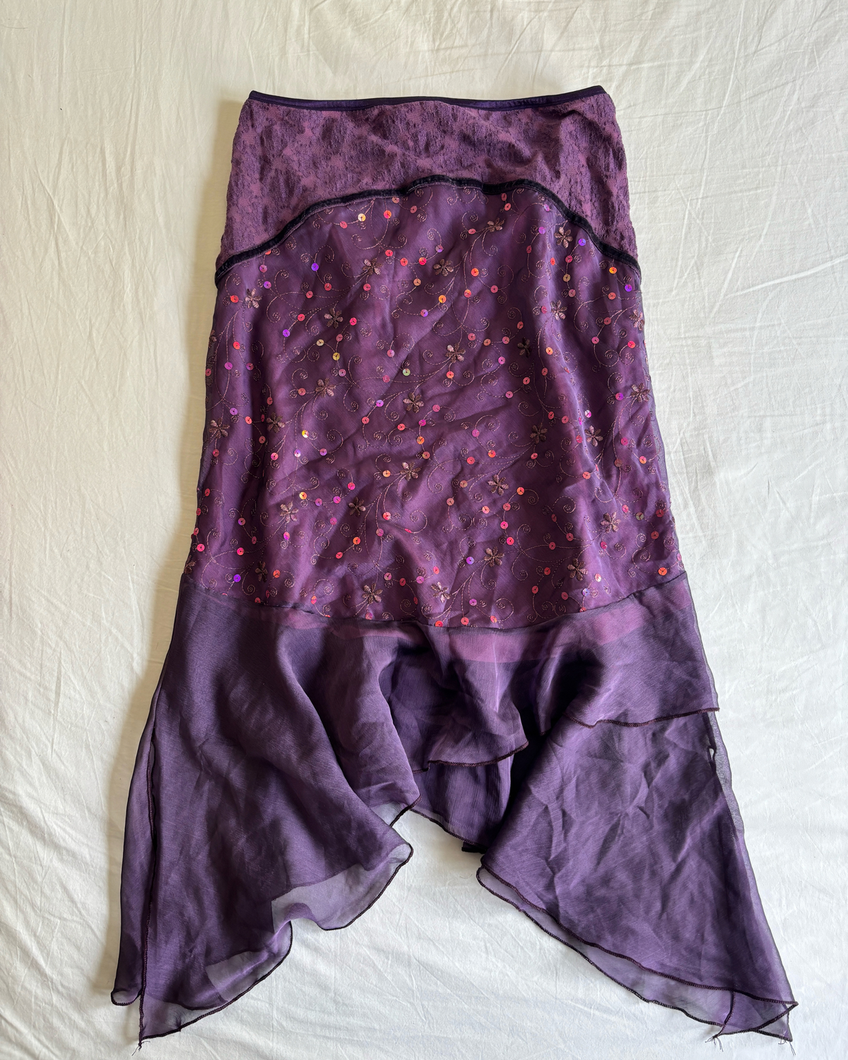 Vintage Sequin Mermaid Two Piece Set
