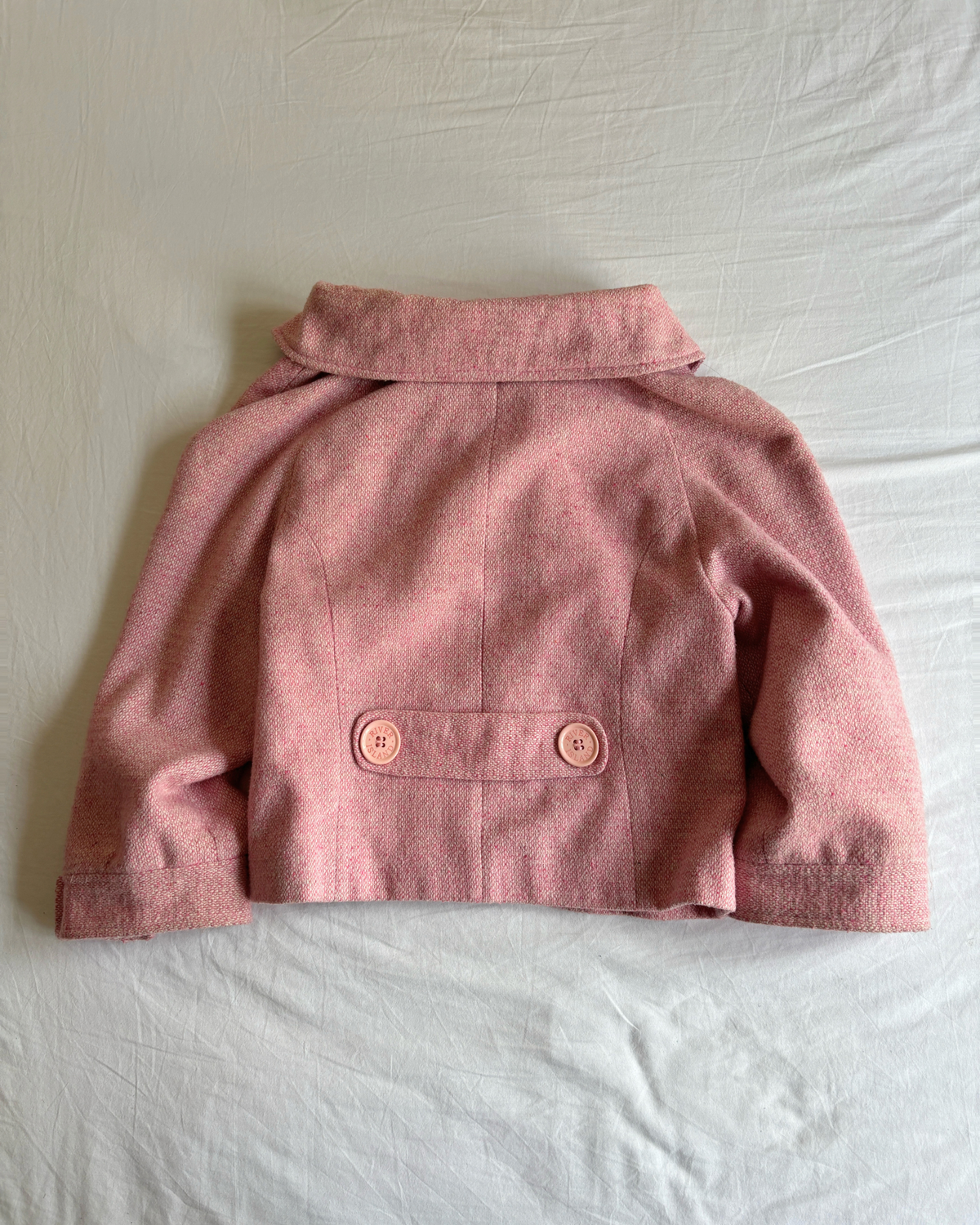 Vintage 2000's Baby Pink Peacoat