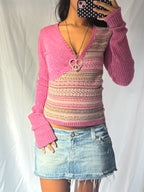 Vintage 90’s Striped Knit Sweater