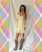 Vintage 2000's Butterfly Mini Dress