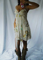 Vintage 2000's Butterfly Mini Dress