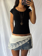 2000's Milkmaid Knit Top