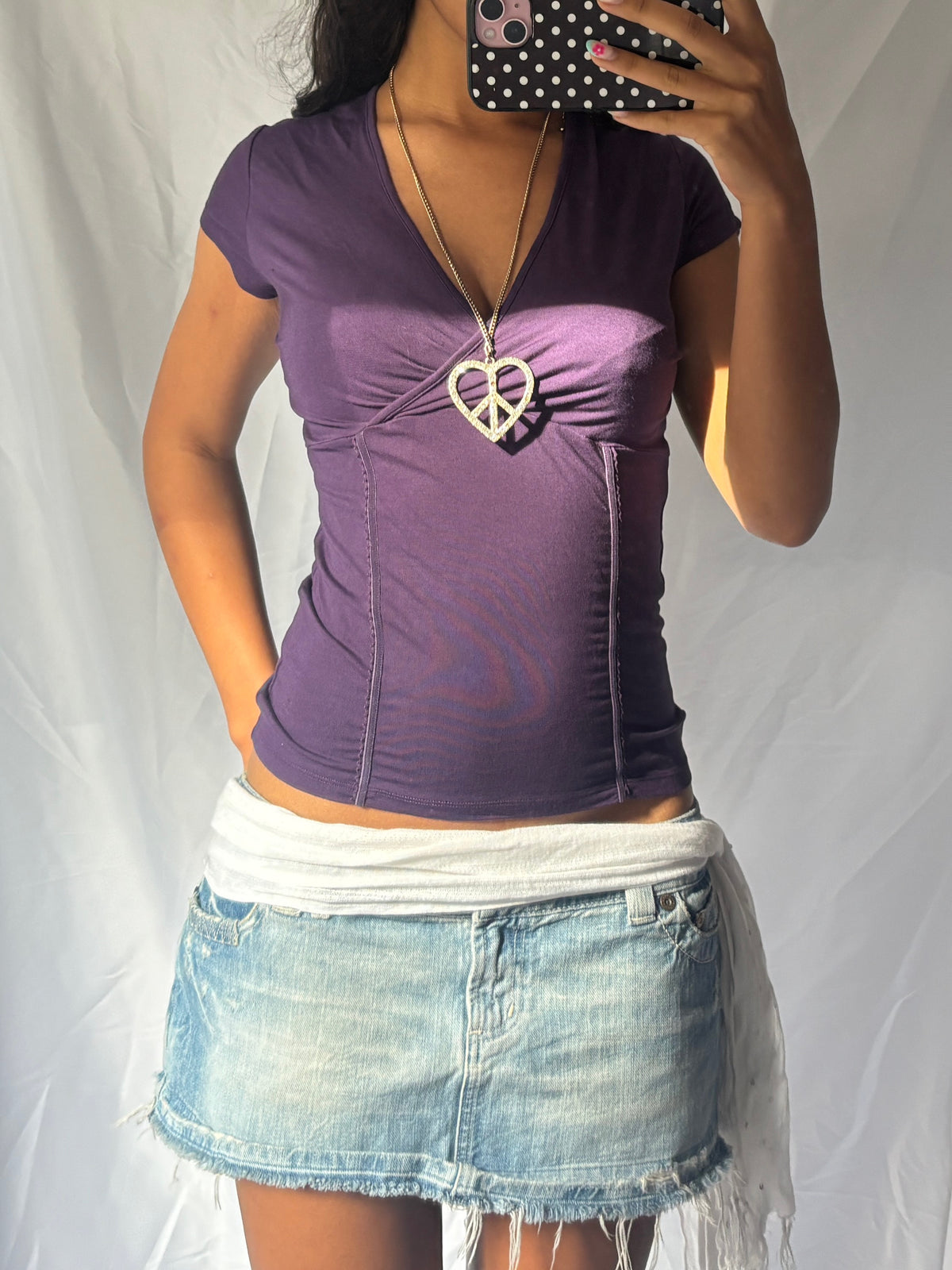 Vintage 00's Purple Basic Tee