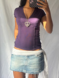 Vintage 00's Purple Basic Tee