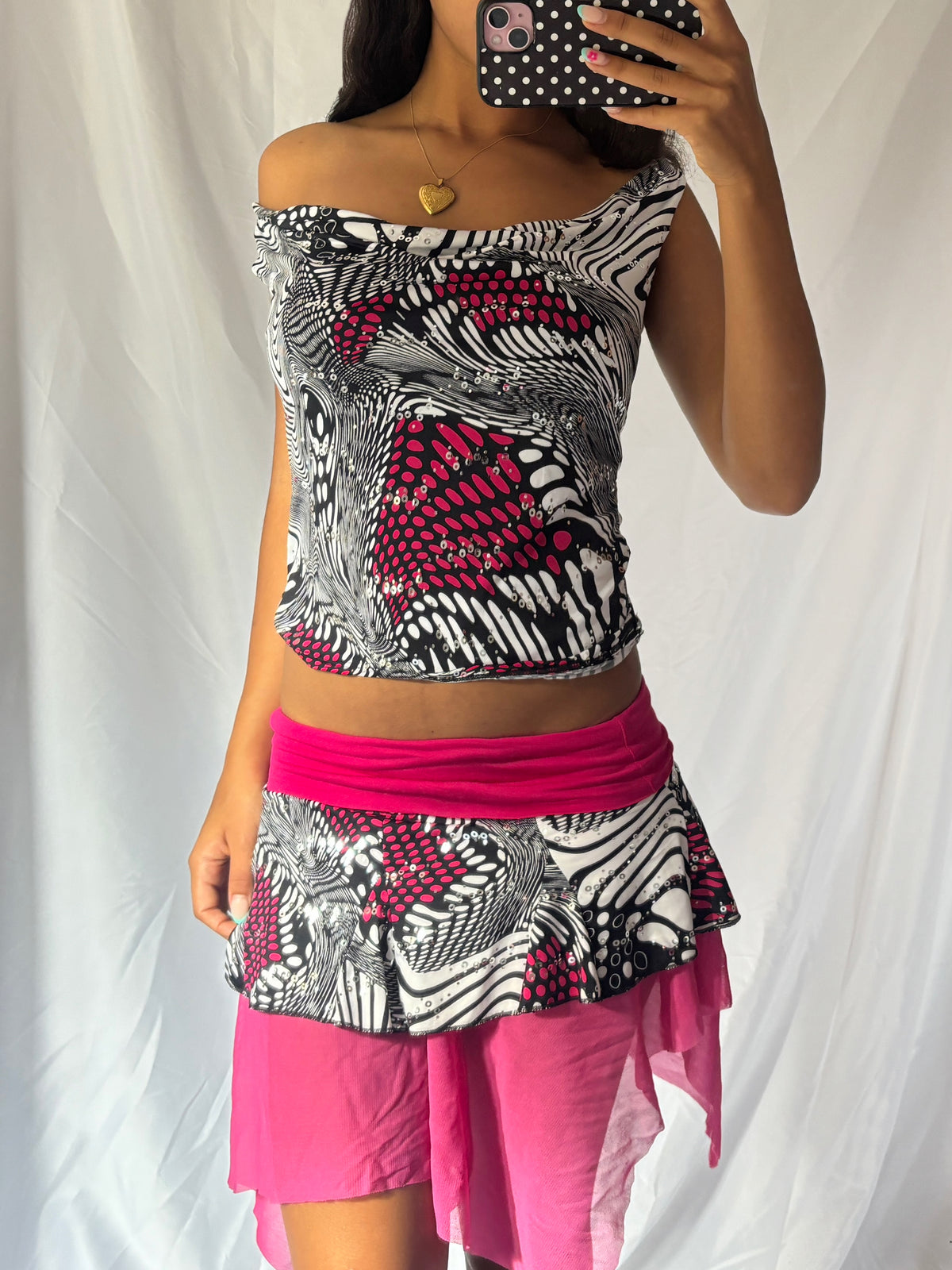 2000's Mcbling Sequin Set