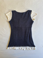 Vintage Milkmaid Double Layer Tee