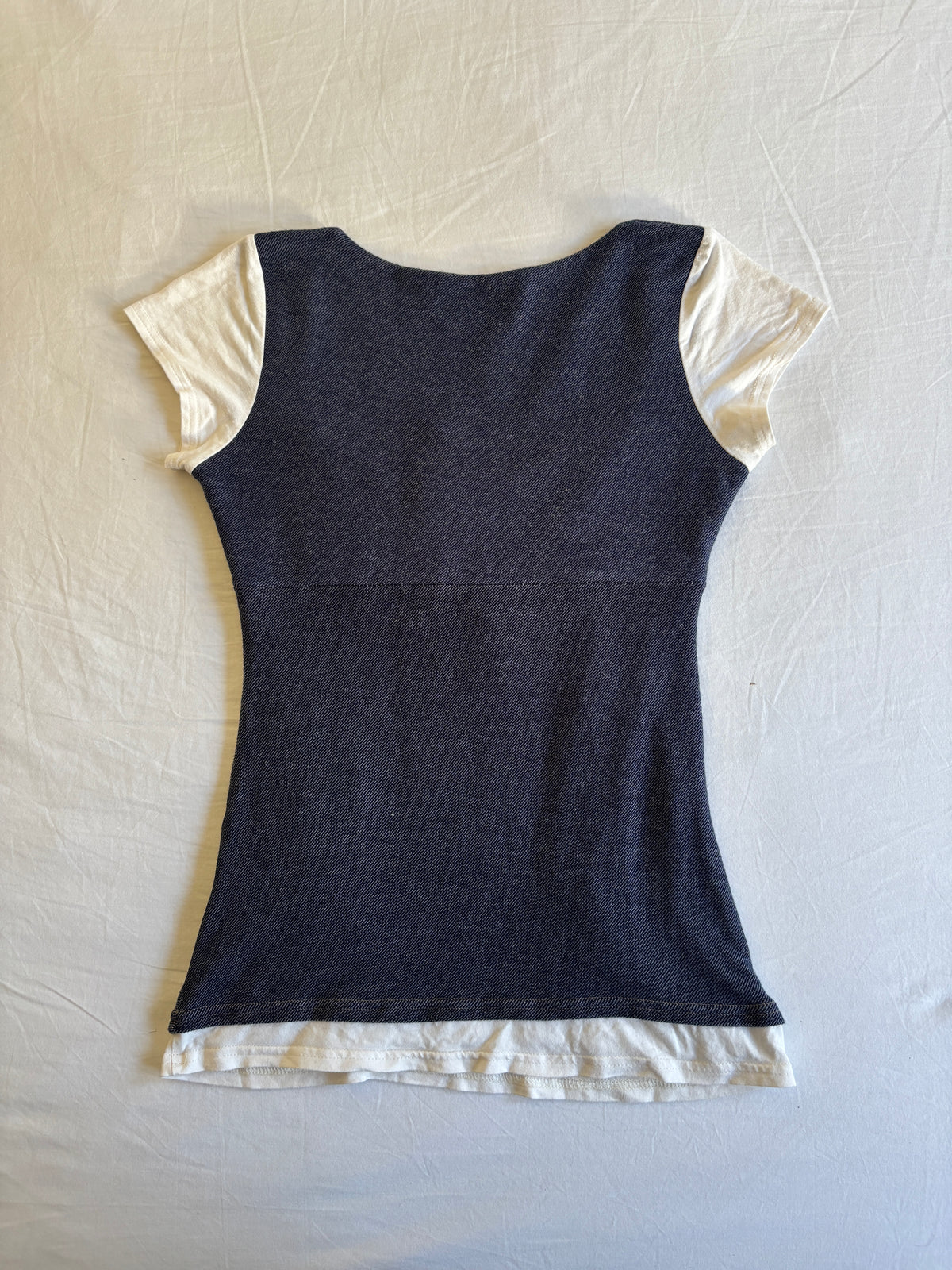 Vintage Milkmaid Double Layer Tee