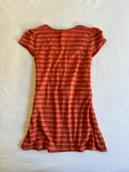 2000's Stripe Short Sleeve Top