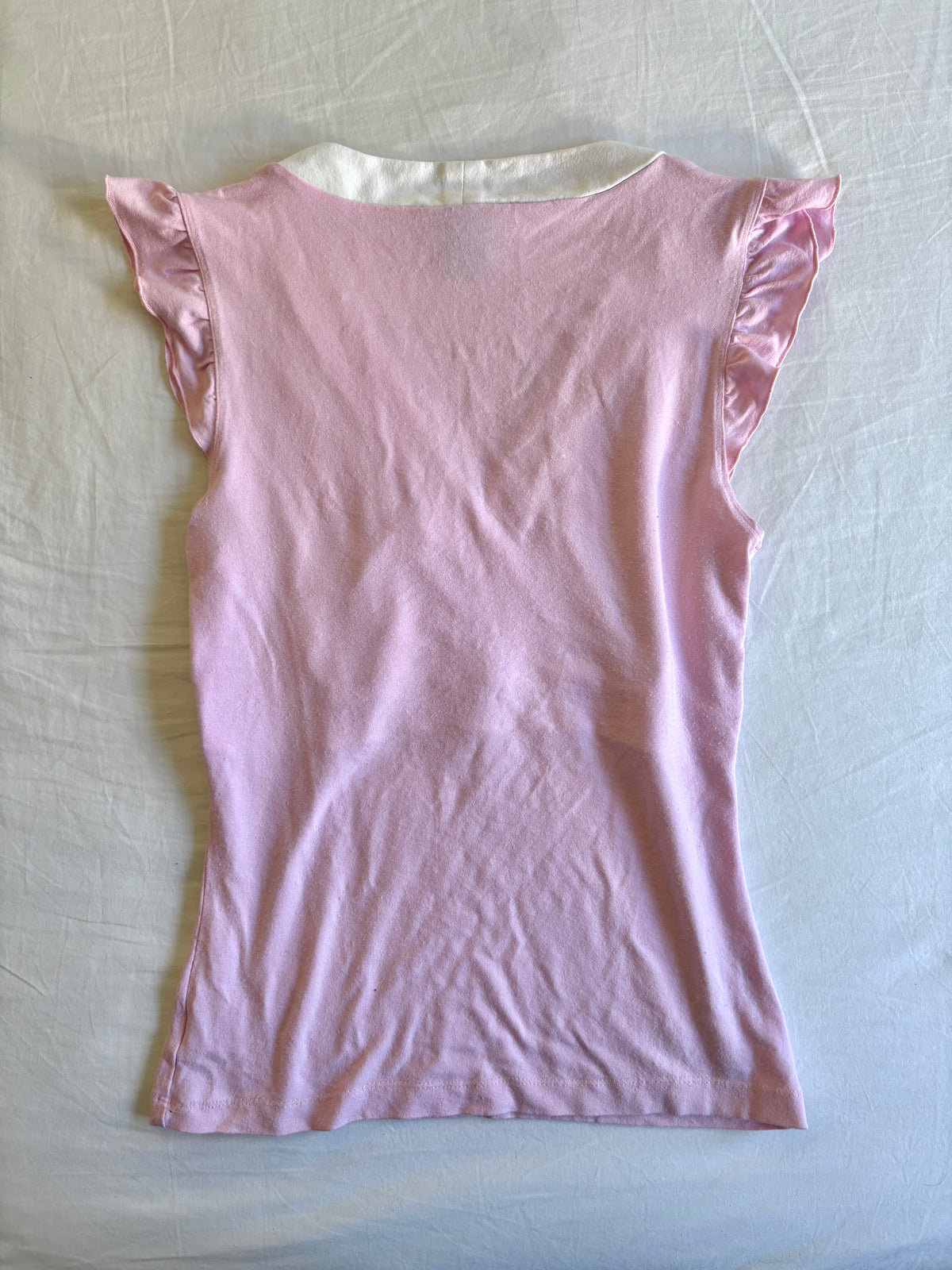 Vintage 2000's V Neck Bow Top
