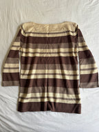 Vintage Stripe 3/4 Sleeve Top
