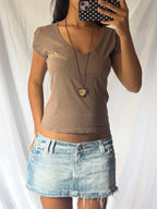 Vintage 00's Golddigga Rhinestone Tee