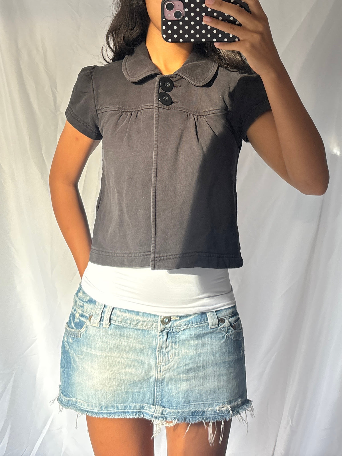 Vintage 00's Short Sleeve Peacoat
