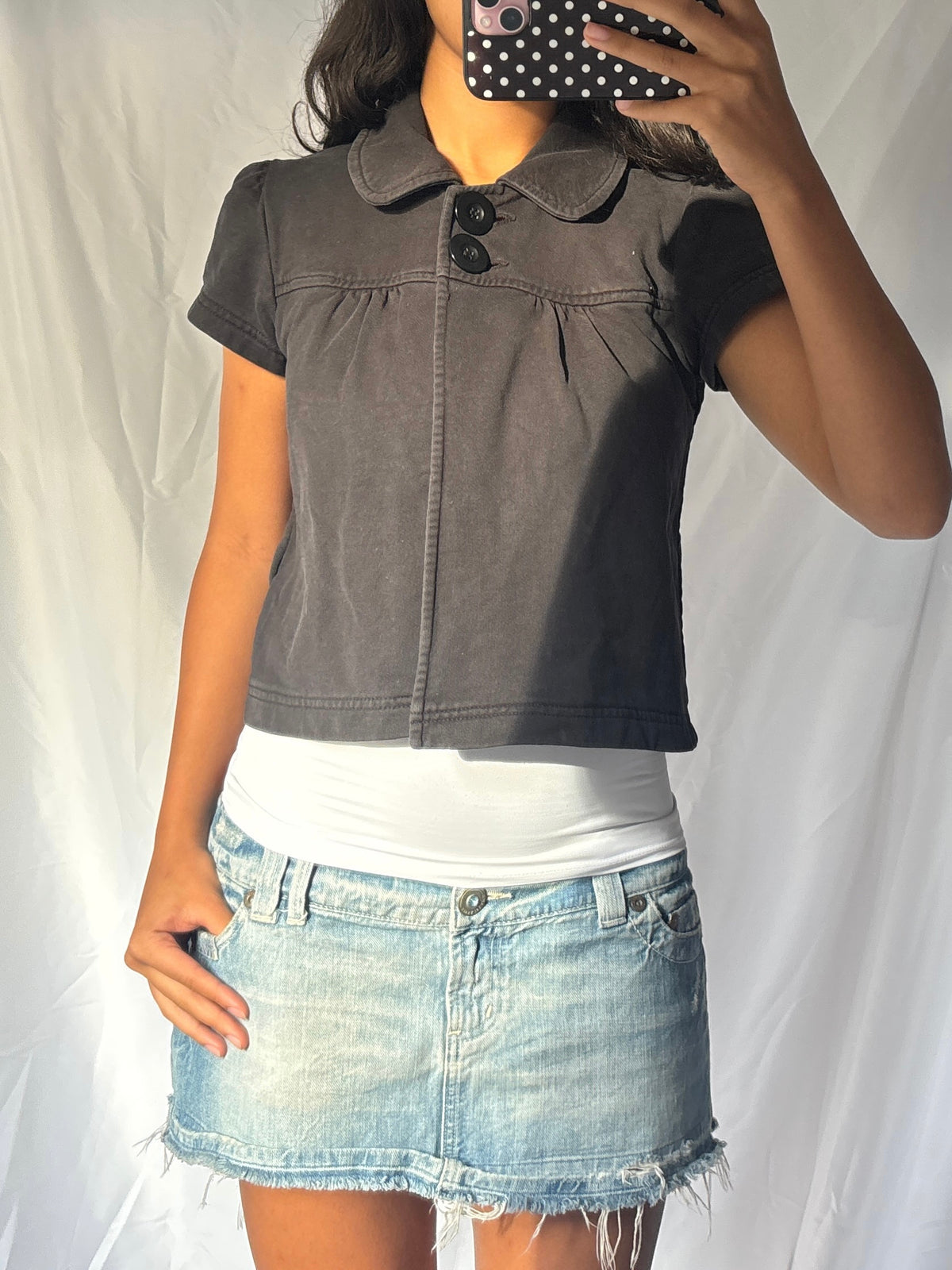Vintage 00's Short Sleeve Peacoat