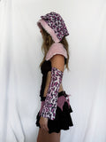 00's Raver Pink Snow Leopard Costume