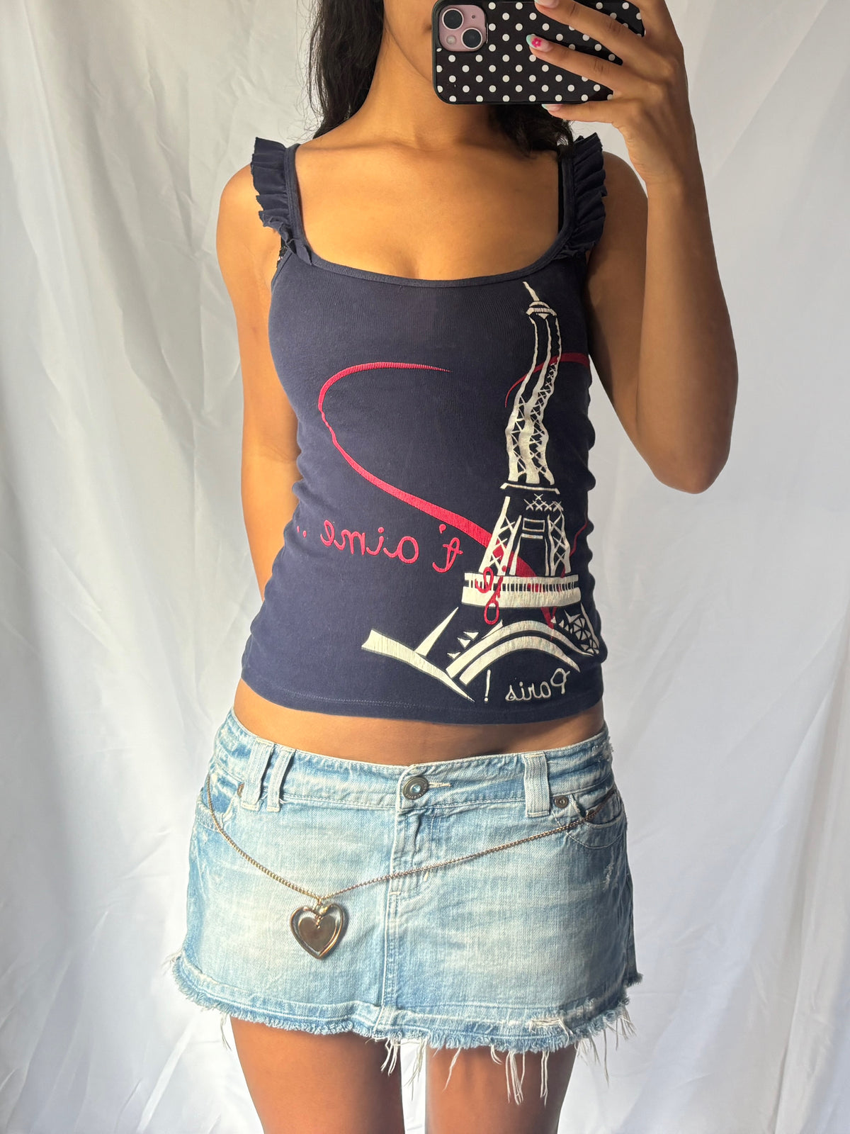 Vintage 00's Eiffel Tower Tank
