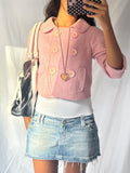 Vintage 2000's Baby Pink Peacoat