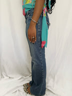 Vintage Low Rise Bootcut Mid Wash Jeans