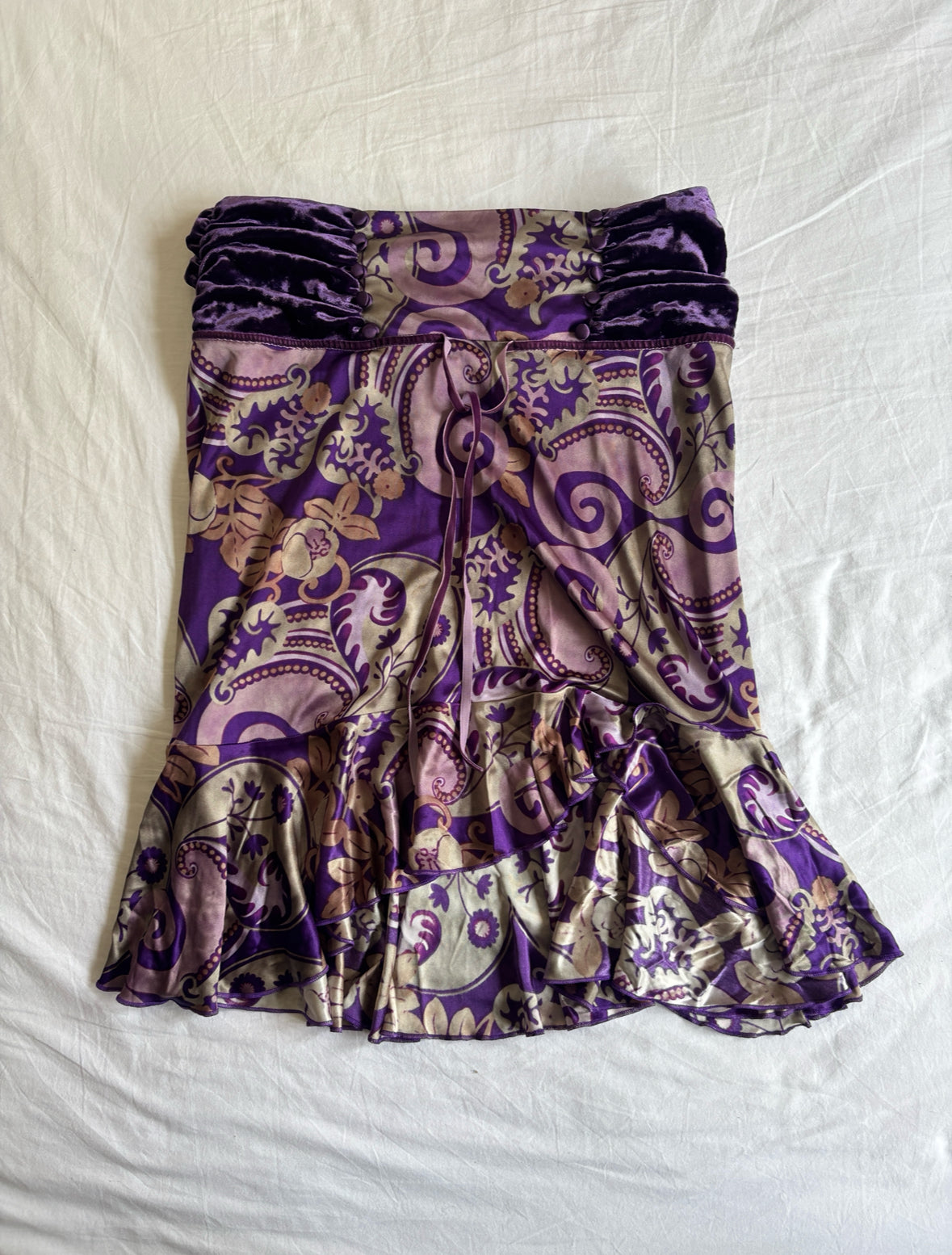 Vintage 00's Paisley Velvet Set