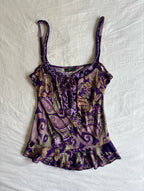 Vintage 00's Paisley Velvet Set