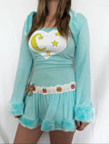Vintage Leg Avenue Teal Care Bears Costume