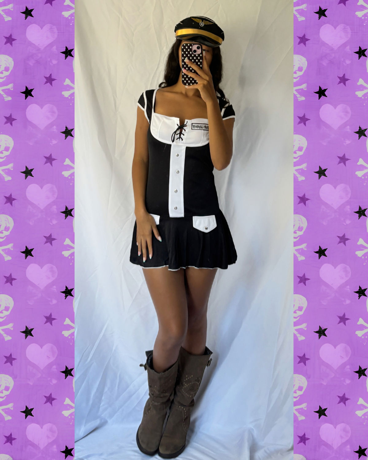 Vintage 00's Captain Layover Costume