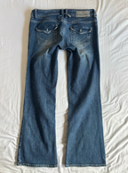 Vintage Low Rise Bootcut Mid Wash Jeans