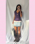 Vintage 00's Purple Basic Tee