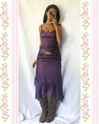 Vintage Sequin Mermaid Two Piece Set