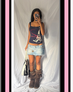 Vintage 00's Eiffel Tower Tank