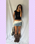 2000's Milkmaid Knit Top